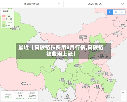 最近【高碳铬铁费用9月行情,高碳铬铁费用上涨】-第2张图片