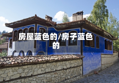 房屋蓝色的/房子蓝色的